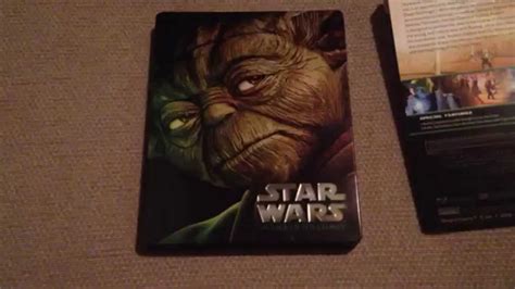 star wars episodes   blu ray steelbook unboxing youtube