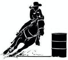 barrel racing horse pumpkin stencil google search horse silhouette