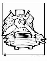 July Coloring 4th Pages Parade Animal sketch template