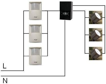 motion sensor light wiring diagram  wiring collection