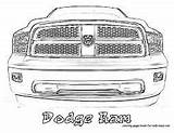Dodge Durango Pickup Trucks Coloringhome Cummins Keptalalat sketch template