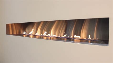 cvo fire wave ribbon gas fireplace youtube