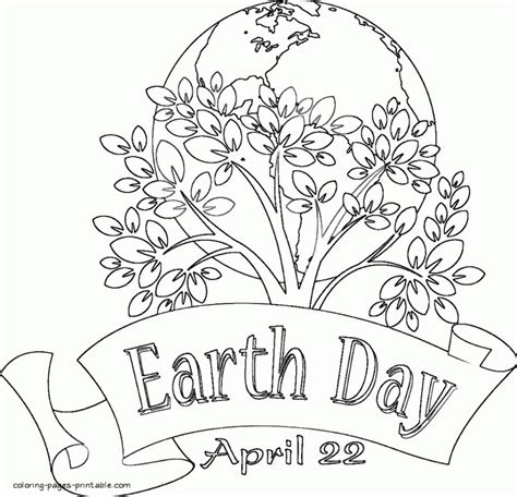 earth day coloring pages printable