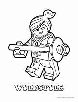Coloring Pages Lego Wyldstyle Movie Print sketch template