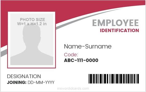custom photo id badge templates  edit save