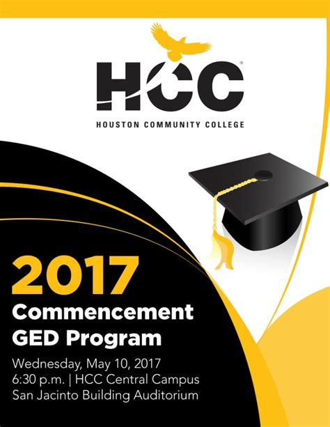 articles hcc students design cover pages   commencement programs houston community
