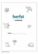 Herfst Werkboekje Werkbladen Schrijfpatronen Kiezen Tellen sketch template