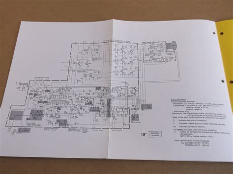 electrohome  rgb gca   color monitor service operation manual schematic shop