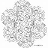 Coloring Mandala Spiral Pages Color Mandalas Transparent Printable Version Print Large Designs Owl Eat Para Sheets Patterns Templates Swirl Drawing sketch template