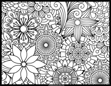 coloring pictures  flowers printable