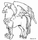 Coloring Pages Hippogriff Buckbeak Fantastiques Getcolorings Printable Template sketch template