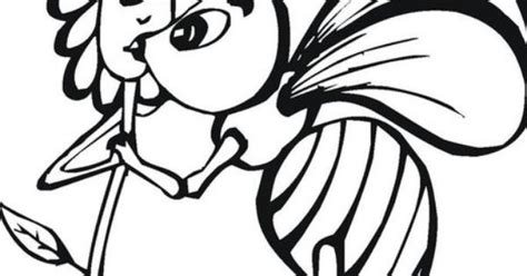 bees love flowers coloring page  twistynoodlecom coloring pages