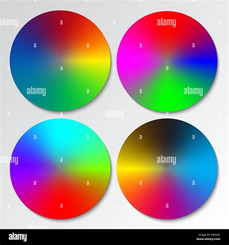 circular rainbow  res stock photography  images alamy