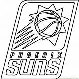 Coloring Suns Phoenix Pages Nba Celtics Basketball Kids Boston Association National Coloringpages101 sketch template