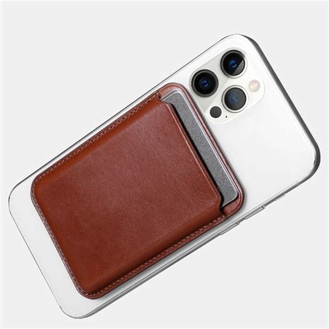 Vintage Genuine Leather Magsafe Wallet Case For Iphone Leather Cases