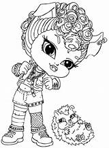 Monster High Wolf Coloring Pages Howleen Printable Anycoloring Little Baby sketch template