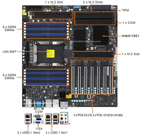 supermicro xspa tf motherboard    bsicomputercom  motherboard
