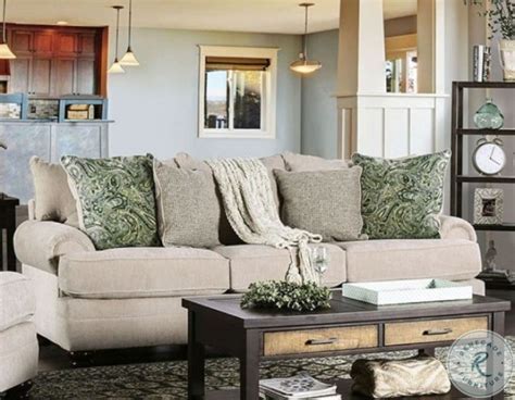 hatfield cream living room set  furniture  america coleman