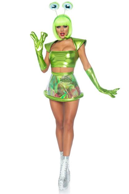 Sexy Astronaut Costumes Space Alien Halloween Costumes 3wishes Com