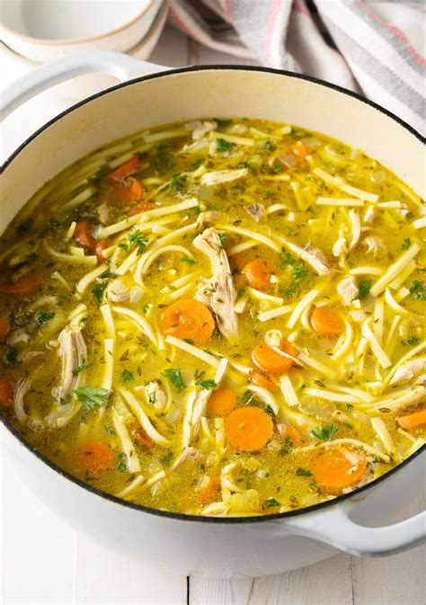 Homemade Chicken Noodle Soup Recipe Recipe Cart