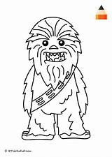 Chewbacca Coloring Drawing Wars Star Pages Cute Kids Draw Drawings Letsdrawkids Zapisano Getdrawings sketch template
