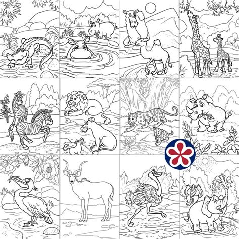 african animals coloring pages  pictures buylapbook