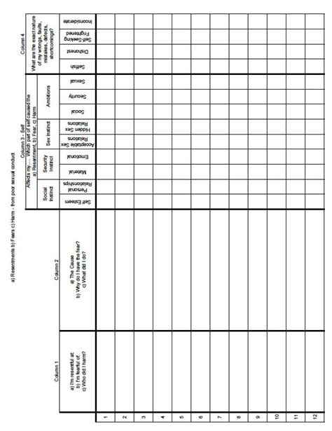 step   easy  printable worksheet  recovery style worksheets