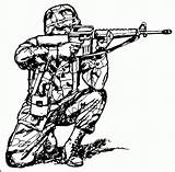 Army Coloring Soldier Clipart Library sketch template