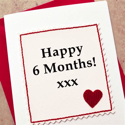 month anniversary card  jenny arnott cards gifts
