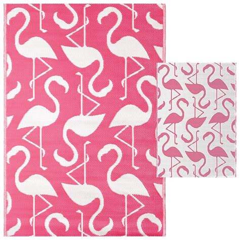 pink flamingo outdoor woven area rug  outdoor plastic rug outdoor rugs patio outdoor rugs
