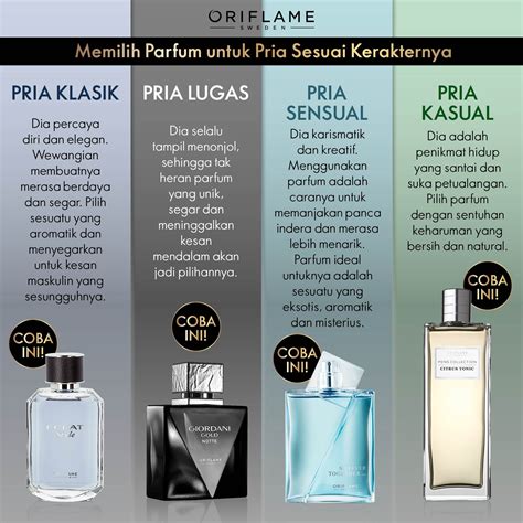Rekomendasi Parfum Pria Oriflame Klasik Lugas Dan Sensual