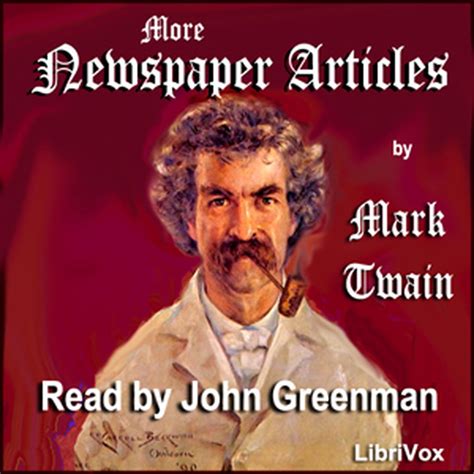 newspaper articles  mark twain mark twain