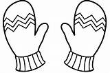 Mitten Coloring Pages Clipart Clip Brett Jan Library sketch template