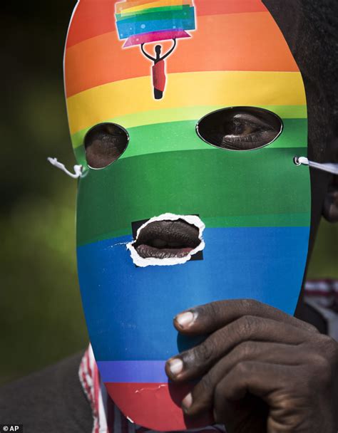 gays in kenya protest against ugandan bill daily mail online