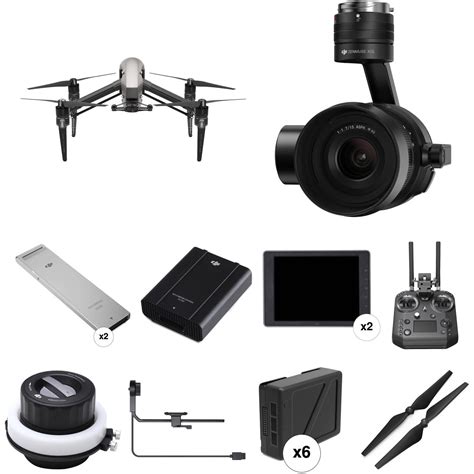 dji inspire  quadcopter professional filmmaking kit bh photo