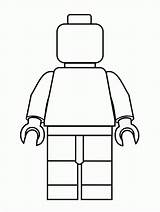 Coloring Lego Pages City Printable Popular Minifigure sketch template