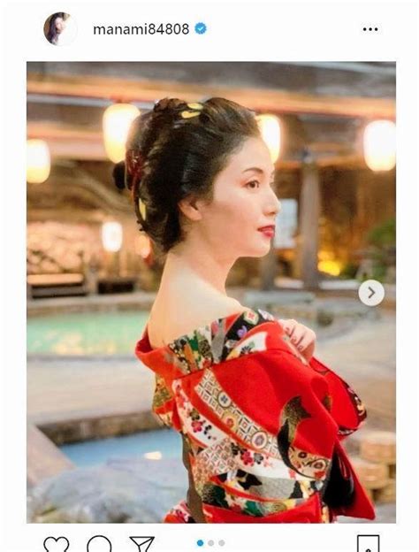 橋本マナミ 映画に出演「温泉の受付嬢役です」、赤い和服に「艶かしい」の声 芸能 デイリースポーツ Online