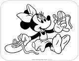 Mouse Disneyclips Putting Slippers sketch template