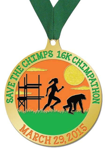 finishers medal revealed save  chimps