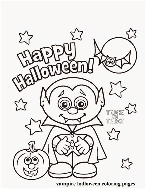 vampire halloween coloring pages