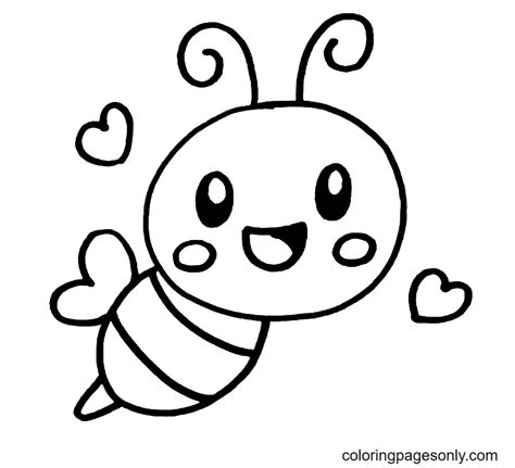 bee coloring pages  printable coloring pages