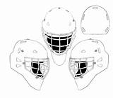 Hockey Goalie Mask Gardien Coloring Coloriage Template Helmet But Masque Dessin Drawing Google Recherche Pages Personnages Sur Sketch sketch template