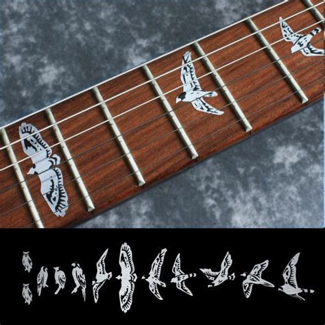 fret markers inlay guitar  printed metal