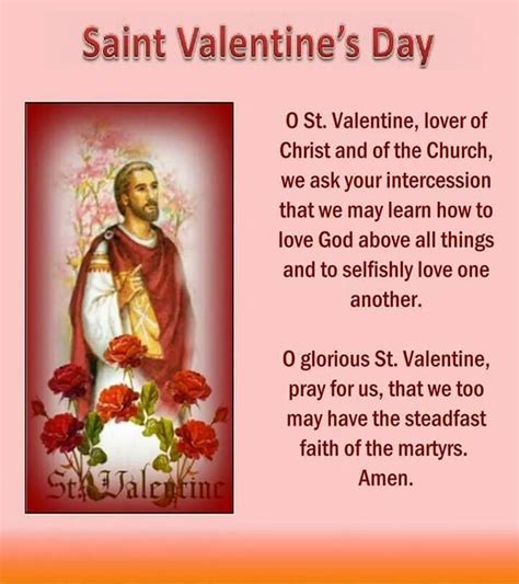 st valentines day st valentine prayer catholic valentines saint