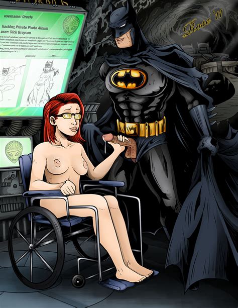 Oracle And Batman By Rosenrot Hentai Foundry