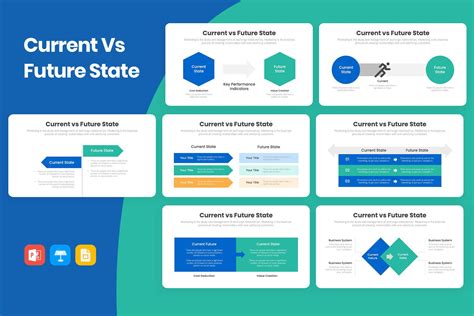 current  future state infographics template slidequest