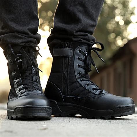 hot retro combat boots winter snow boots england style fashionable men