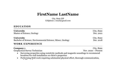 edit  resume  cover letter  geologycareers