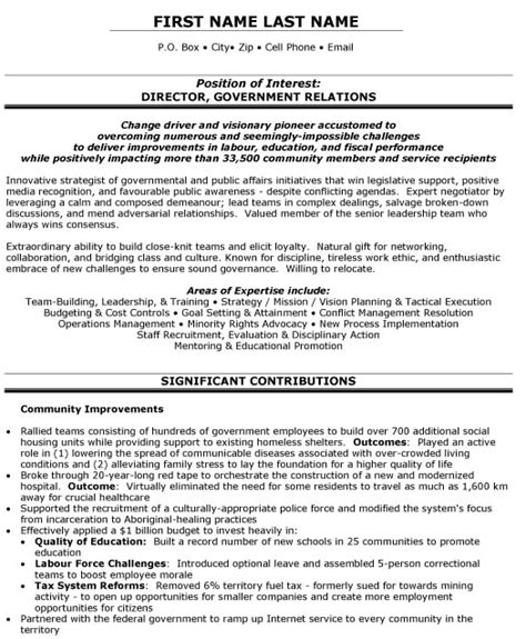 government job resume format williamson gaus