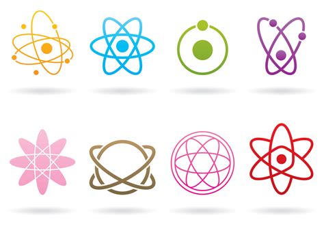 atom logos   vector art stock graphics images